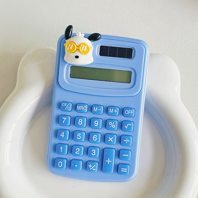 Creative Cartoon Computer Student Office High Color Value Portable Portable Cute Small Size Scientific Calculator - Image 1